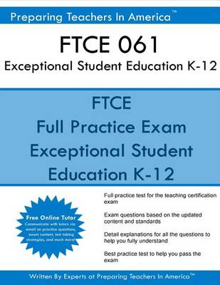 Book cover for FTCE 061 Exceptional Student Education K-12