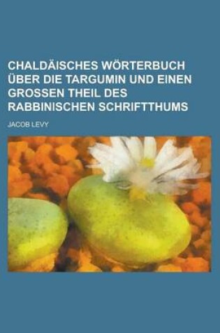 Cover of Chaldaisches Worterbuch Uber Die Targumin Und Einen Grossen Theil Des Rabbinischen Schriftthums