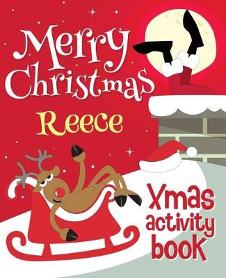 Book cover for Merry Christmas Reece - Xmas Activity Book