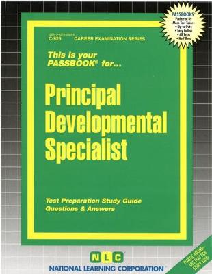 Book cover for Principal Developmental Specialist