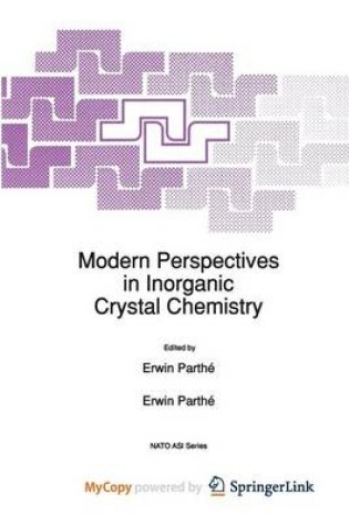 Cover of Modern Perspectives in Inorganic Crystal Chemistry