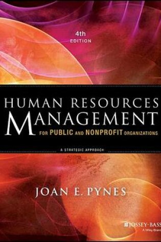 Cover of Human Resources Management for Public and Nonprofit Organizations: A Strategic Approach