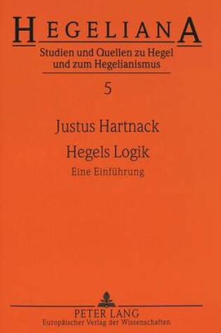 Cover of Hegels Logik