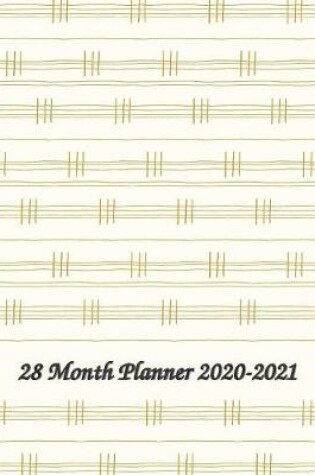 Cover of 28 Month Planner 2020-2021