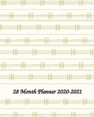 Book cover for 28 Month Planner 2020-2021