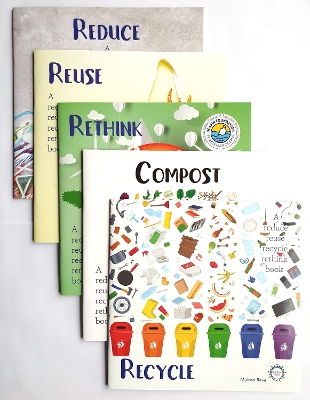 Book cover for Reduce Reuse Recycle Rethink 5 Lapbook Set