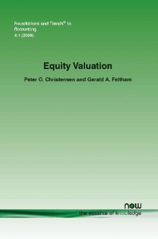 Cover of Equity Valuation