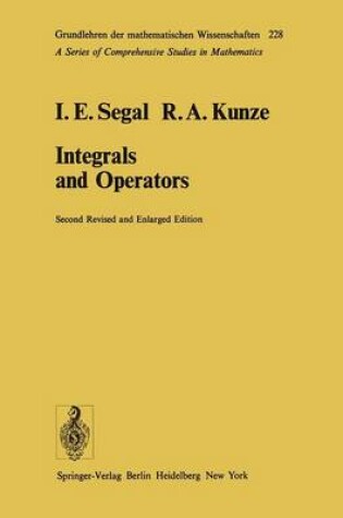 Cover of Integrals and Operators