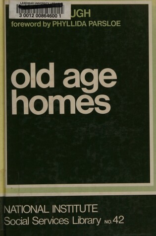 Cover of Old Age Homes