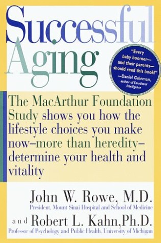 Cover of Successful Aging