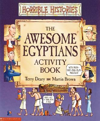 Book cover for Horrible Histories: Awesome Egyptians: Activity Book