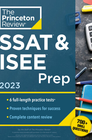 Cover of Princeton Review SSAT & ISEE Prep, 2023