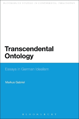 Cover of Transcendental Ontology