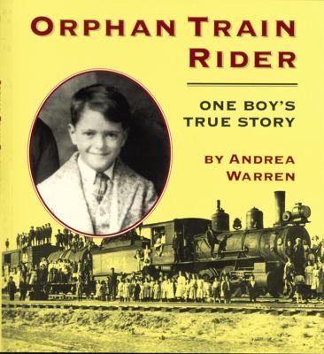 Book cover for Orphan Train Rider