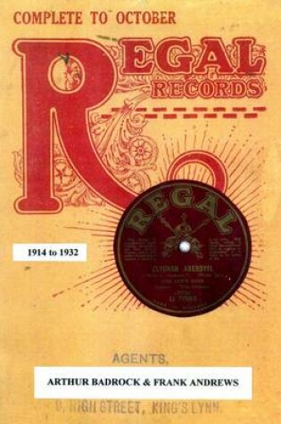 Cover of Complete Regal Record Catalogue, 1914-32