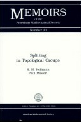 Cover of Splitting in Topological Groups