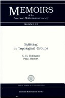 Cover of Splitting in Topological Groups