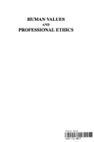 Cover of Professional Ethics