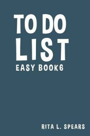 Cover of To Do List Easy Book6