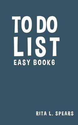 Book cover for To Do List Easy Book6