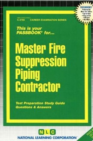 Cover of Master Fire Suppression Piping Contractor