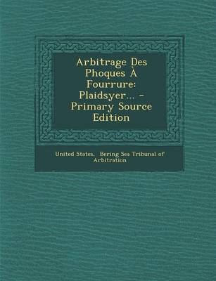 Book cover for Arbitrage Des Phoques A Fourrure