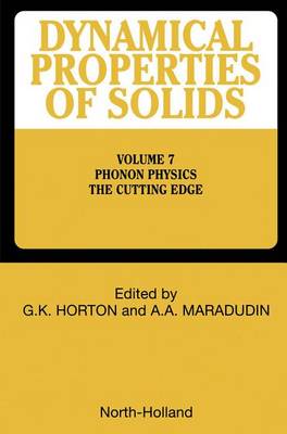 Book cover for Phonon Physics the Cutting Edge