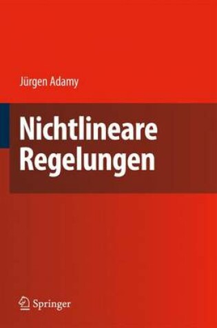 Cover of Nichtlineare Regelungen