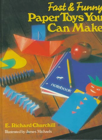 Book cover for Fast and Funny Paper Toys You Can Make