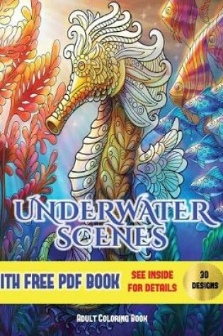Cover of Adult Coloring Book (Underwater Scenes)