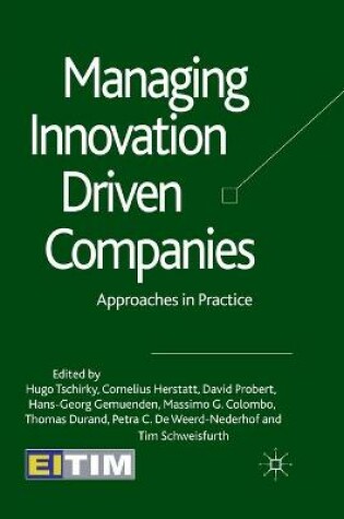 Cover of Managing Innovation Driven Companies