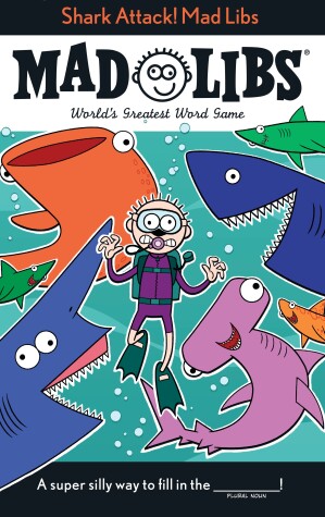 Book cover for Shark Attack! Mad Libs