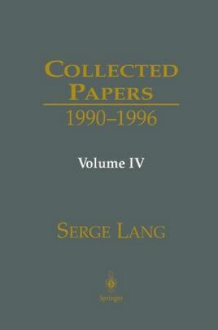 Cover of Collected Papers IV