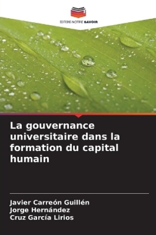 Cover of La gouvernance universitaire dans la formation du capital humain