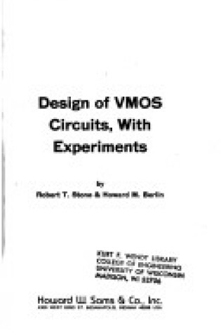 Cover of Design of V. M. O. S. Circuits