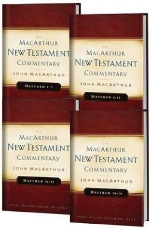 Cover of Matthew 1-28 MacArthur New Testament Commentary Four Volume Set