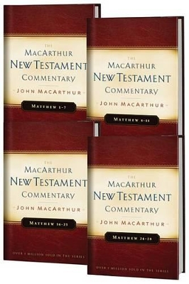 Book cover for Matthew 1-28 MacArthur New Testament Commentary Four Volume Set