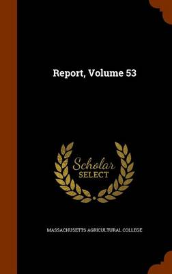 Book cover for Report, Volume 53