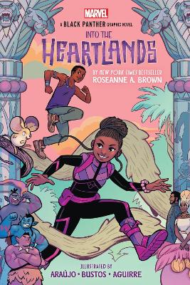 Book cover for Shuri and T'Challa: Into the Heartlands (A Black Panther graphic novel)