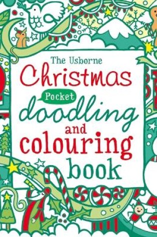 Cover of Christmas Pocket Doodling and Colouring book