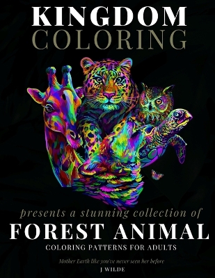 Book cover for A Collection of Forest Animal Coloring Patterns for Adults