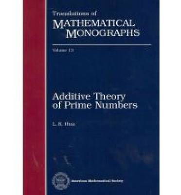 Book cover for Additive Theory of Prime Numbers