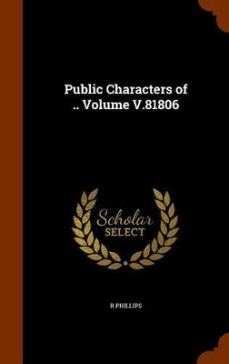 Book cover for Public Characters of .. Volume V.81806