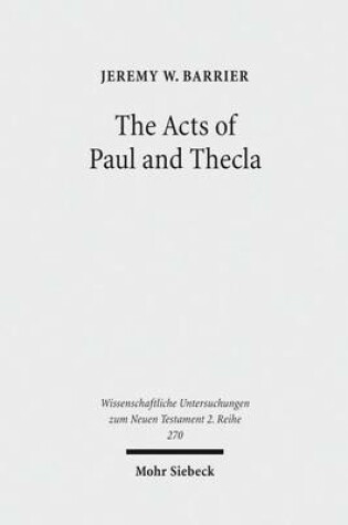 Cover of The Acts of Paul and Thecla