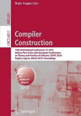 Book cover for Compiler Construction