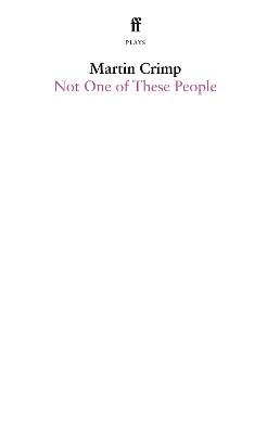 Book cover for Not One Of These People