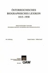 Book cover for Osterreichisches Biographisches Lexikon Lieferung 64 Szaster Antoni - Telfner Josef