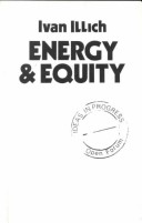 Cover of Energy and Equity