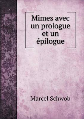 Book cover for Mimes avec un prologue et un épilogue