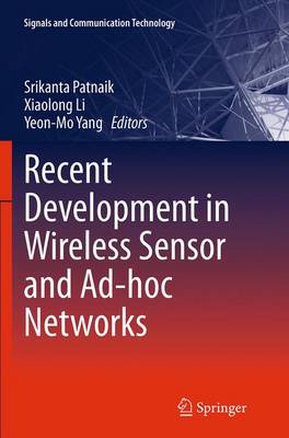 Book cover for Recent Development in Wireless Sensor and Ad-hoc Networks